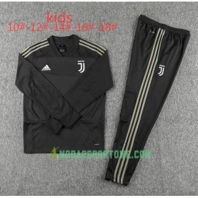 Juventus Dziecięcy Komplet Bluzy Treningowe Czarny 2018/19